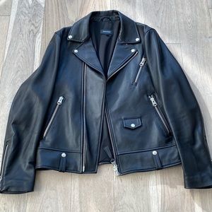 Mackage Fenton leather biker jacket